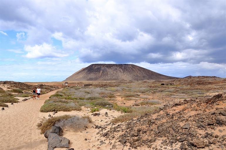 Vulkaan op Isla de Lobos 