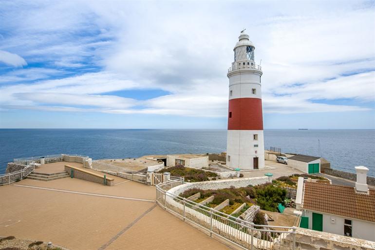 Vuurtoren van Europa Point in Gibraltar