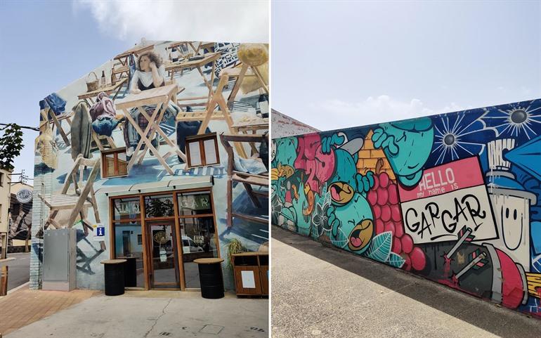 VVV-kantoor (links) Penelles, Catalonië