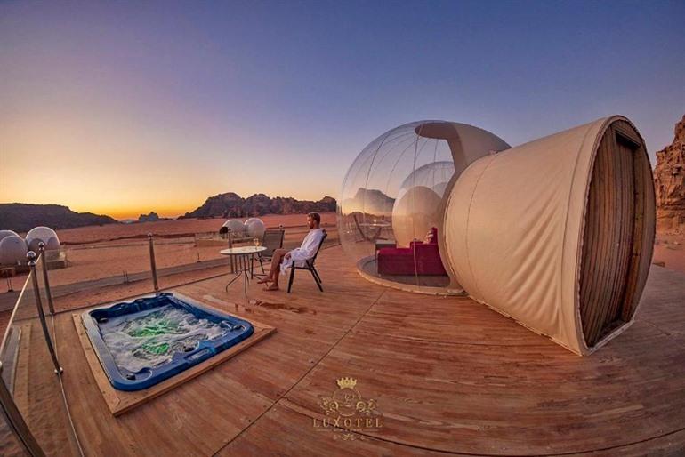 Wadi Rum Bubble Luxotel boeken