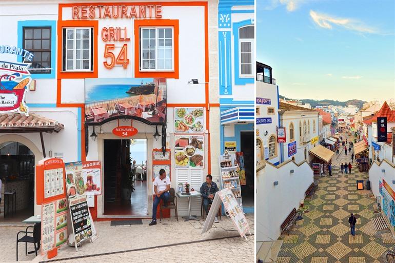 Wandel door de binnenstad van Albufeira, Algarve