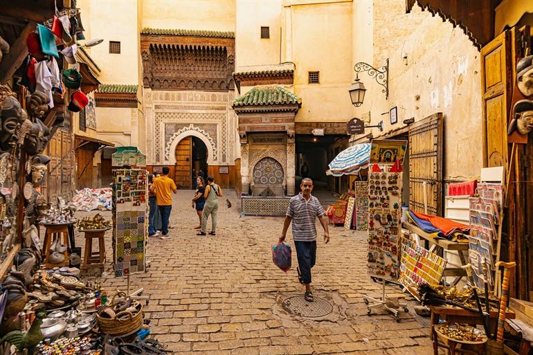 Wandel door de Medina van Fez