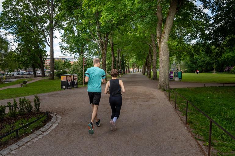 Wandel door het Stadsträdgården