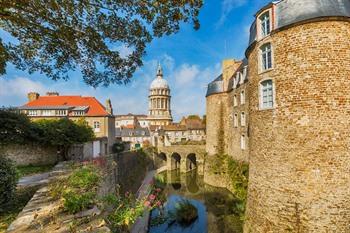 Wandelen door het centrum van het pittoreske Boulogne-sur-Mer