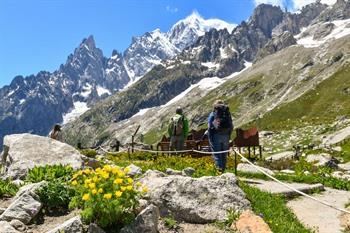 Wandelen in Courmayeur, Valle d'Aosta