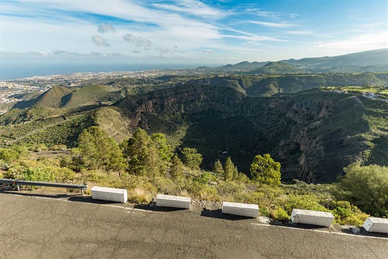 Wandelen langs de Bandama Caldera