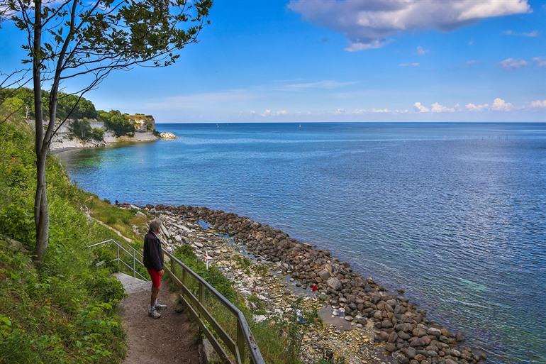 Wandelen langs Stevns Klint, Denemarken