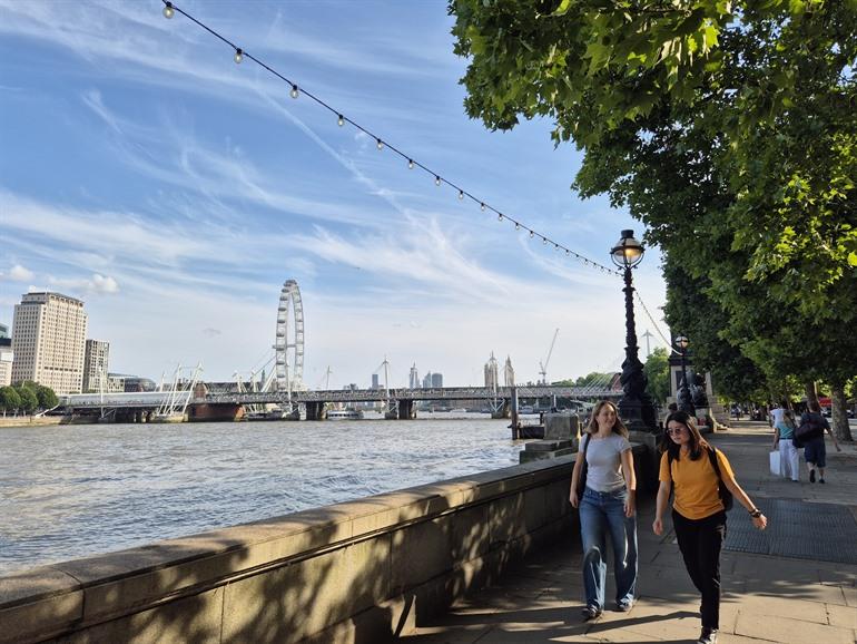 Wandeling langs de Thames