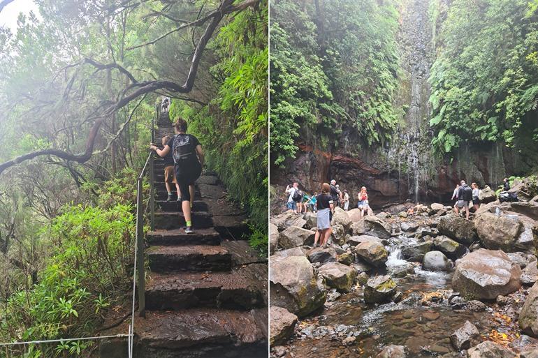 Wandeling Levada do Risco, Madeira