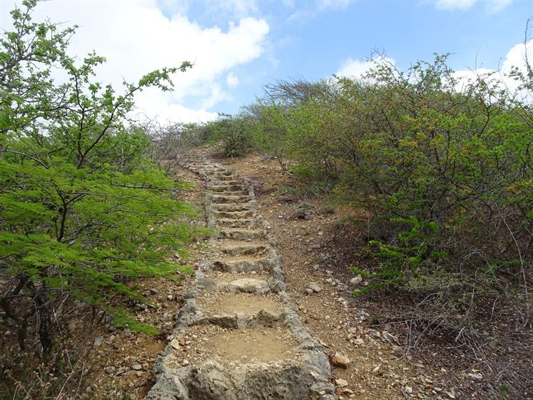 Wandeling naar de Boca Grandi, Christoffelpark in Curaçao