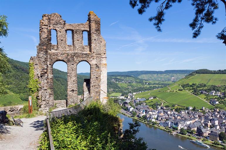 Wandeling naar de Grevenburg ruïne, Traben-Trarbach