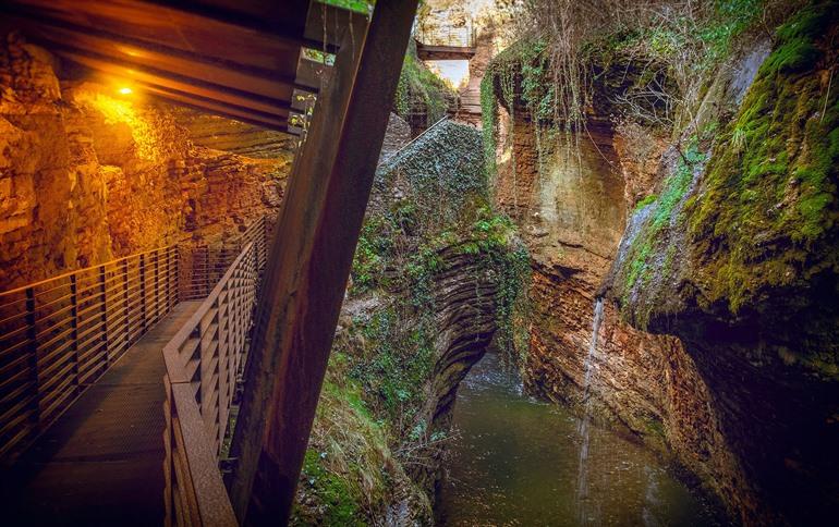 Wandeling naar Orrido di Ponte Alto, Italië