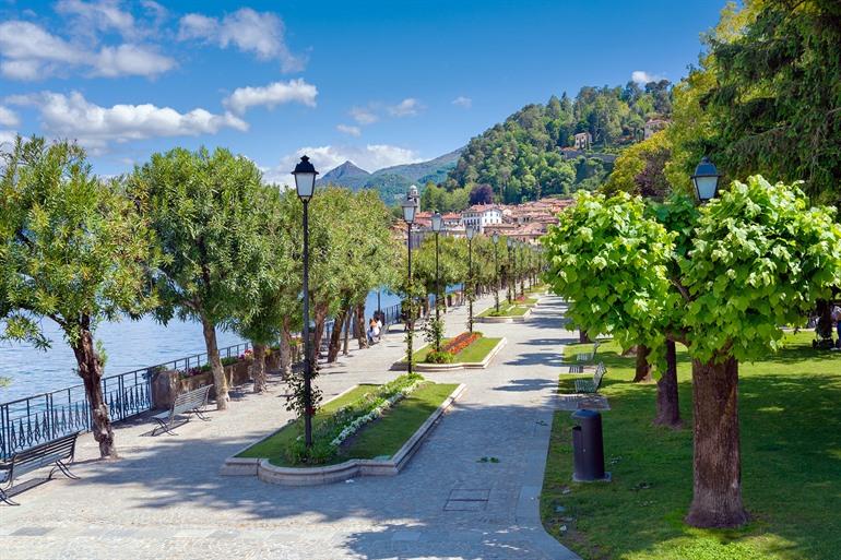 Wandelpromenade langs het Comomeer, Bellagio