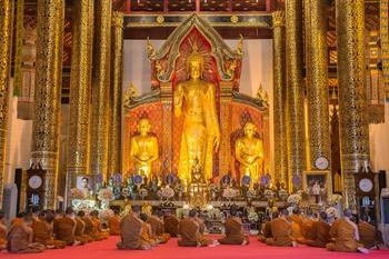 Wat Chedi Luang in Chiang Mai, Thailand