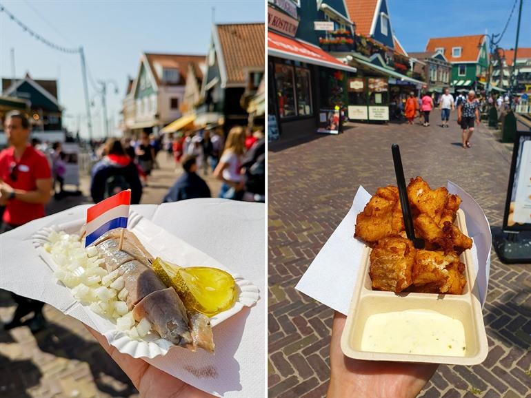 Wat eten in Volendam? Maatjes of kibbeling?