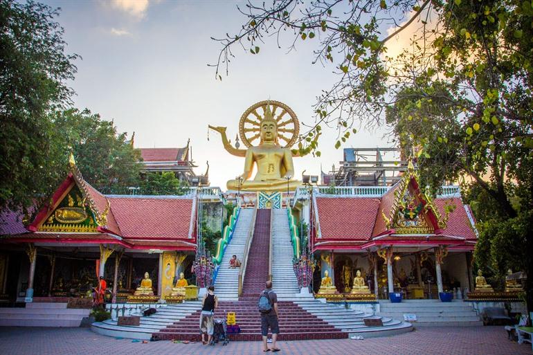 Wat Phra Yai of Big Buddha-tempel op Koh Samui, Thailand