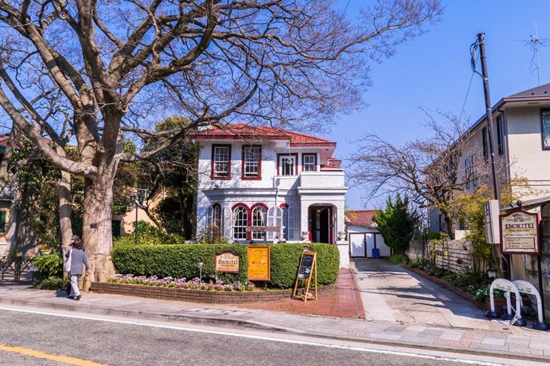 Westerse huizen in Yamate