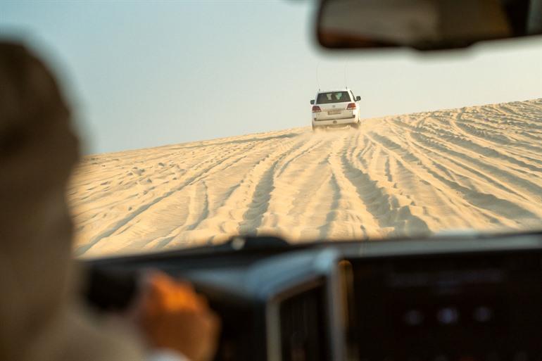 Woestijnsafari in Qatar