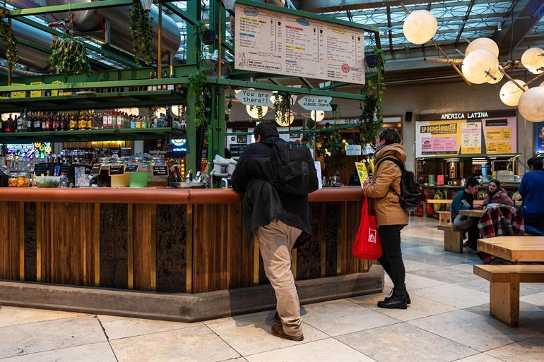 Wolf foodhallen in Brussel