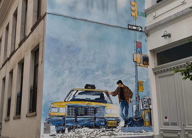 XIII stripmuur Brussel