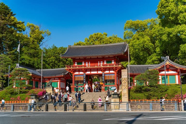 Yasaka Shrine tussen Gion en Higashiyama