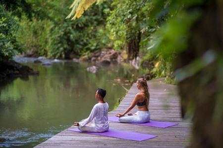 Yoga- en meditatiesessies bij Adiwana Svarga Loka - A Retreat Resort