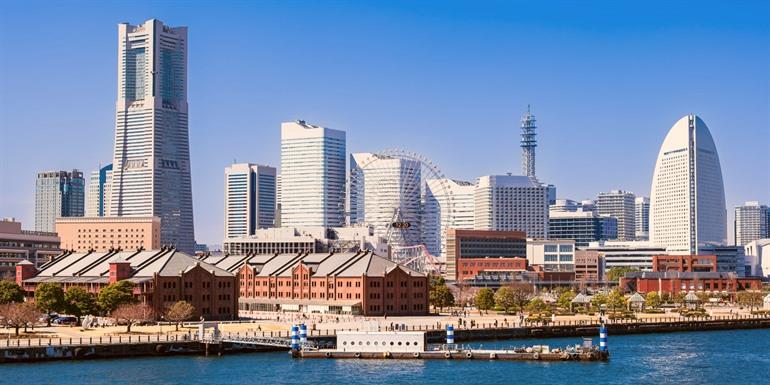 Yokohama in het oosten van Japan