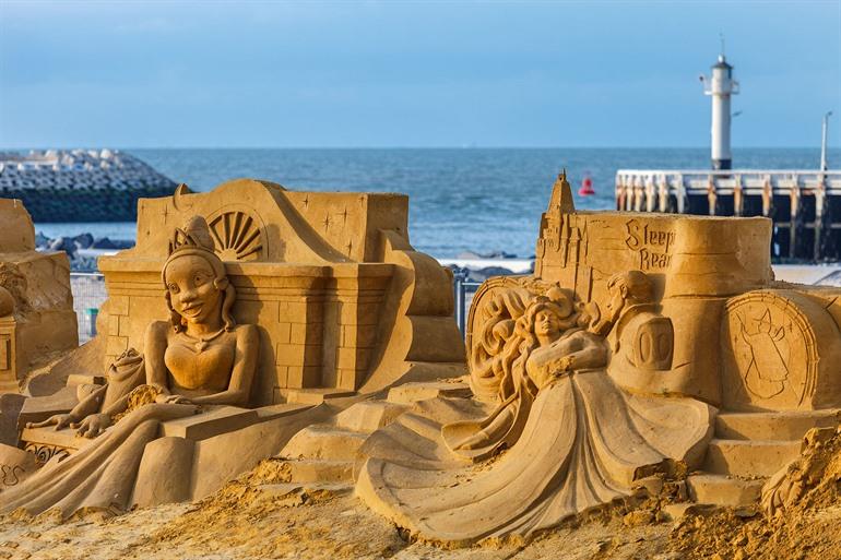Zandsculpturenfestival in Oostende