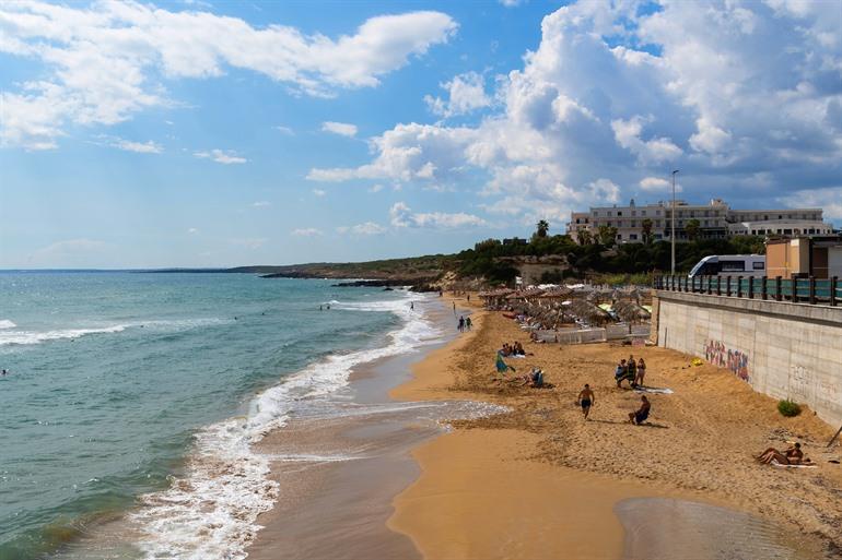 Zandstrand van Lido di Noto