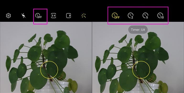 Zelfontspanner in je smartphone instellen