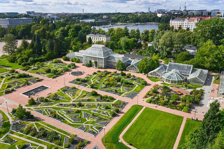 Zoek de rust op in de botanische tuinen van Kaisaniemi