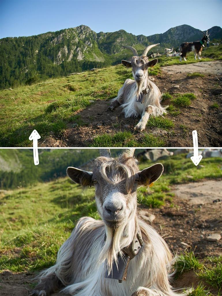 Zoom niet in - verplaats jezelf