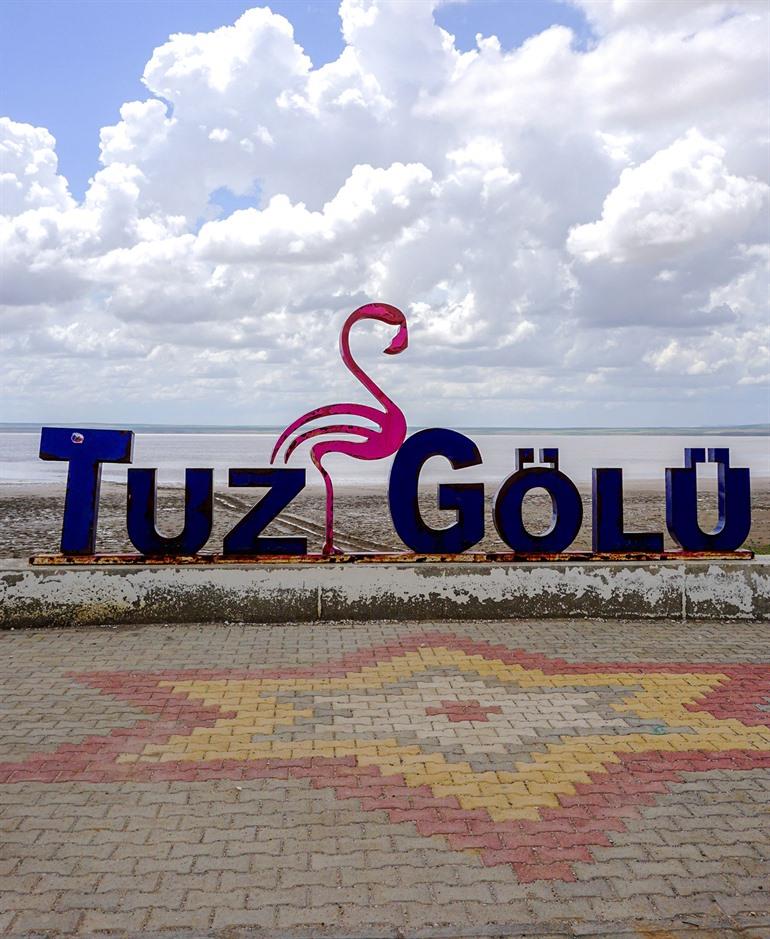 Zoutmeer Tuz Gölü, het tweede grootste meer van Turkije