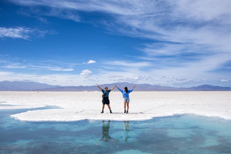 Zoutvlaktes in de omgeving van Salta