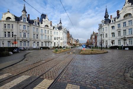 Zurenborg wijk in Antwerpen