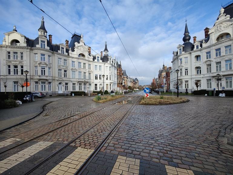 Zurenborg wijk in Antwerpen