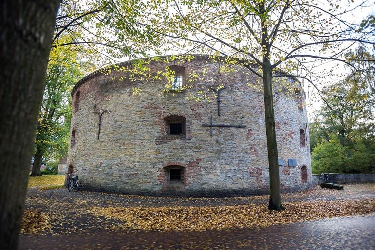 Zwinger, langs de Promenade in Münster