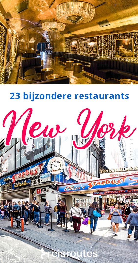 Pinterest 23 x bijzondere restaurants in New York: Waar kan je het best eten in NYC?