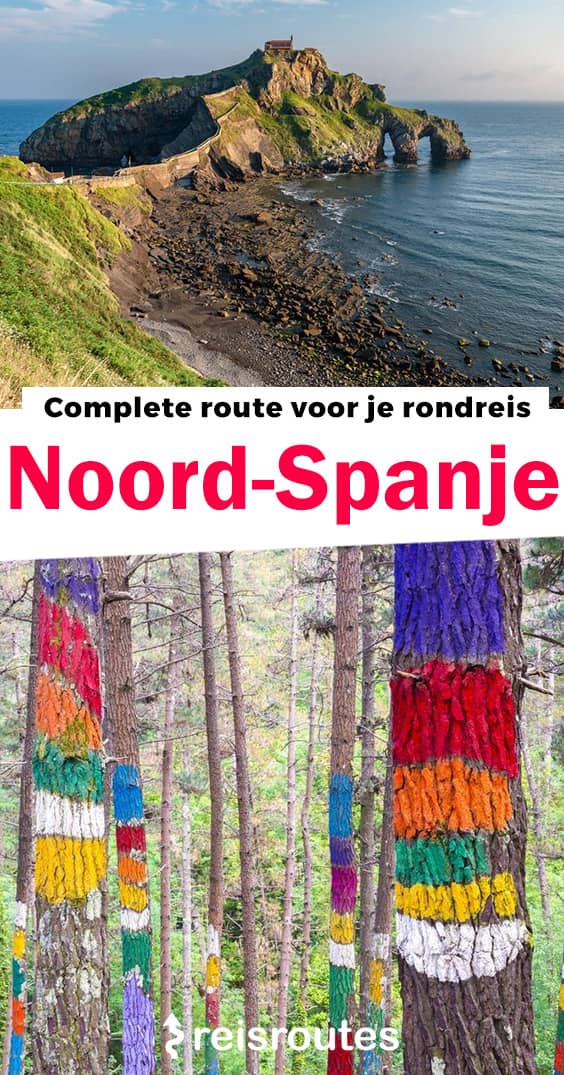 Pinterest Rondreis Noord-Spanje (16 dagen): Complete route, reisschema + kaart