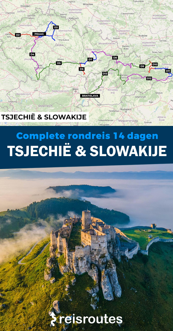 Pinterest Rondreis Tsjechië en Slowakije: Complete route 14 dagen