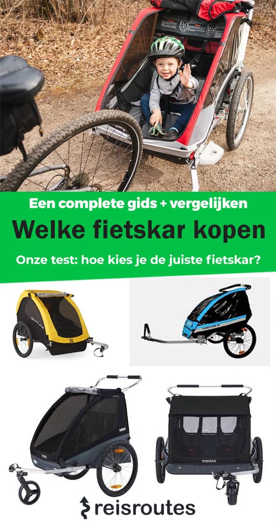 Pinterest Top 5 beste fietskarren kopen 2024 + wat is de veiligste fietskar? 