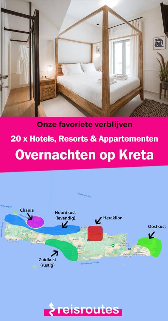 Pinterest Waar overnachten in Kreta? 20 x van goedkoop tot luxe (update 2025) - Hotels + B&B's