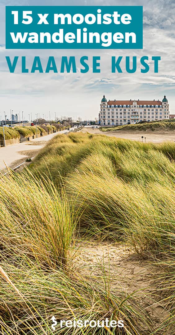 Pinterest 15 x mooiste wandelingen langs de Vlaamse kust + kaartje