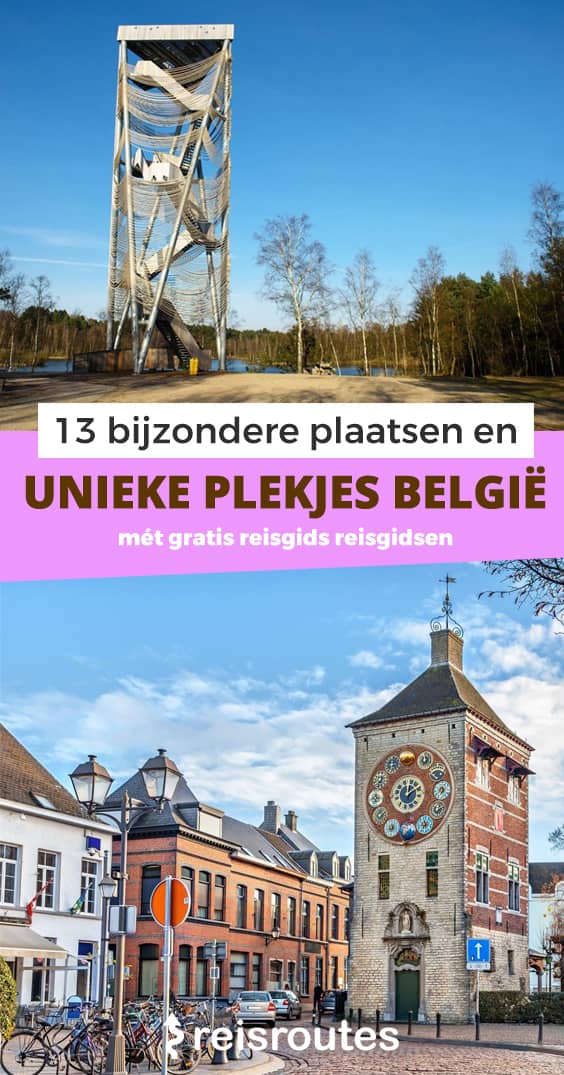 Pinterest 13 x mooiste, unieke en bijzondere plekken in België + kaartje
