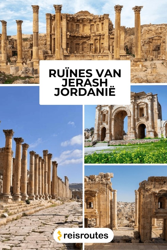 Pinterest Bezoek de ruïnes van Jerash in Jordanië: overblijfselen van een oude Romeinse stad + tickets