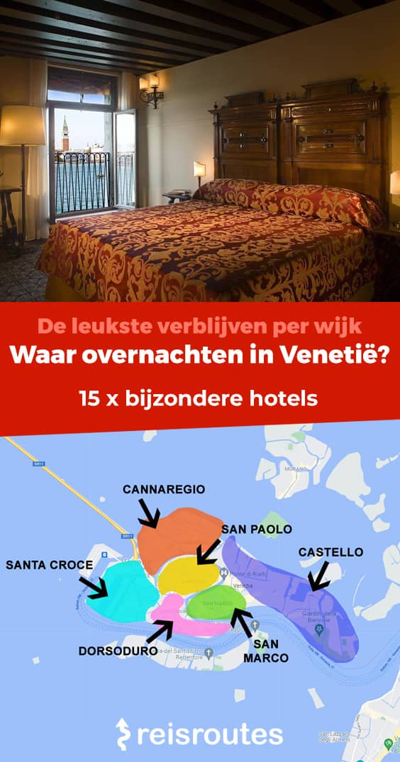 Pinterest Waar overnachten in Venetië 2023? 15 x van goedkoop tot luxe in de verschillende wijken