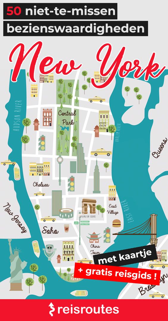 Pinterest 50 x mooiste bezienswaardigheden in New York City (Big Apple) + wat zien & doen in NYC?