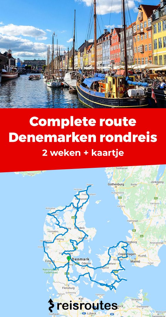 Pinterest Rondreis Denemarken van 14 dagen: reisschema + tips en route door Denemarken
