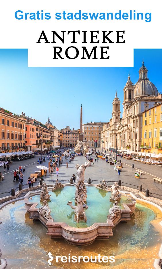 Pinterest Wandeling Antieke Rome, ontdek het Oude Centrum + kaart