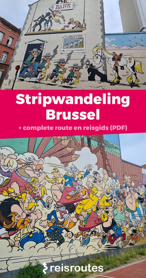 Pinterest Stripwandeling Brussel: striproute langs stripmuren en striphelden + kaart